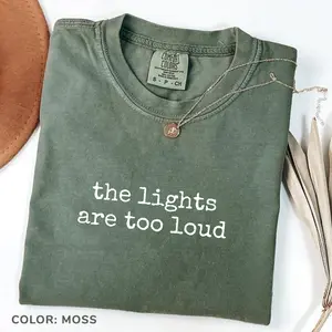 Comfort Colors Sensory Overload Tee, Neurodivergent Autism ADHD Gift, Overstimulated T-Shirt, Funny Mental Health TShirt, Introvert Humor Tee