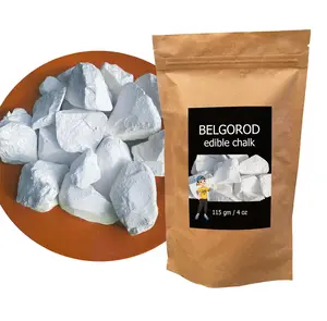 Belgorod Edible Chalk – Chalk Chunks for Eating, Pica Cravings, and ASMR – Hand-Picked, Pure, and Additive-Free – 4oz (115g)