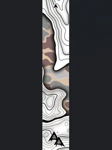 APA LAKE TOPO SERIES ARROW WRAPS - DUCK CAMO - GREY.DESSERT