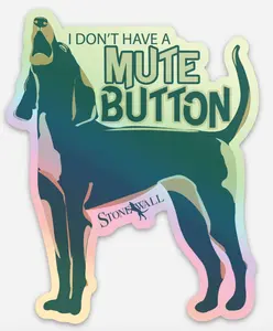 Mute Button Decal- Mini & Holographic