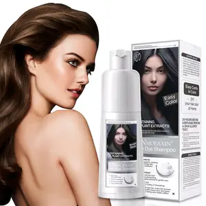 Premium Hair Color Shampoo (Brown Black)
