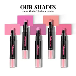 Dollaranza Flexi-Flush Liquid Blush — 16Hr Skin-Meld Color | Build-Play Serum