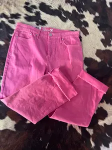 Pretty In Pink 7FAM jeans