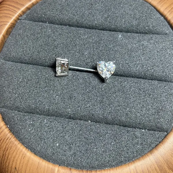2ct moissanite earrings S925