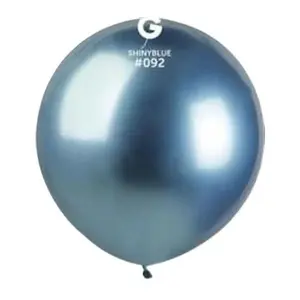 Gemar USA Shiny Blue GB150-092 19" Balloons 25 pcs for Festive Decorations