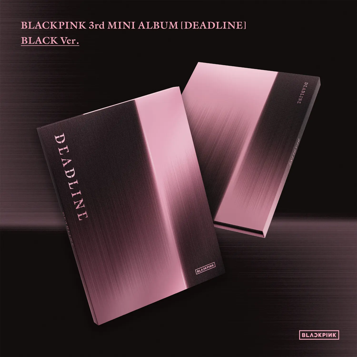 Blackpink Artist The 3rd Mini Album [Deadline] Black Version - Compact Disc (CD) with Music with Lyrics, Photo Book