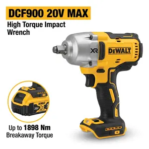Dewalt DCF900NT 20V 1898Nm 1/2 Inch Impact Wrench For Heavy Truck & Trailer Repair lithium battery replacement garage use drill tool high torque power tool
