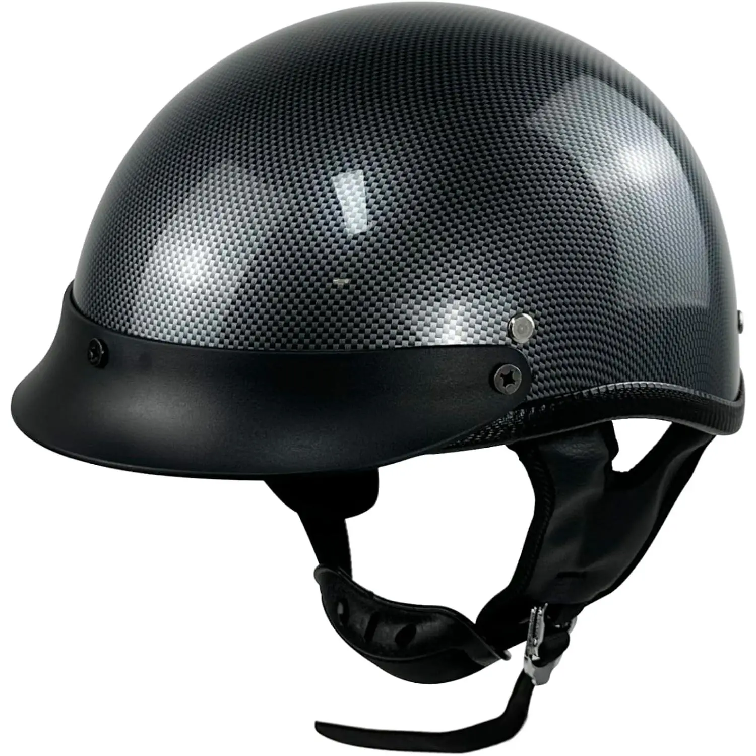 Women's DOT Approved Open-Face Motorcycle Half Helmet - ABS Shell, Sun Visor, Quick Buckles, Adjustable Fit, Multi-Size (M:57-58cm, L:59-60cm), FMVSS 218 Certified, for Street Cars, 4-Wheeled Vehicles