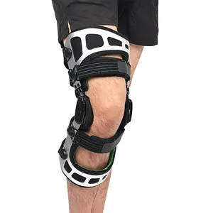 Double Upright Unloader OA Knee Brace – Provides Targeted Pain Relief for Medial or Lateral Knee Joint, Adjustable Fit with Easy-Operate Velcro Straps, Ideal for Daily Use by Men and Women