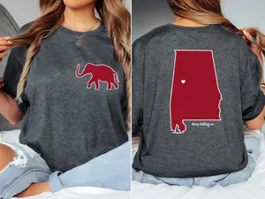 Southern College Love Front and Back Print Tee