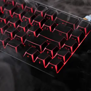DigAura Prism kecaps Shadow Fold Shine-Through Cherry Profile PBT 136-key Keycap Set（only keycap, not include a keyboard）