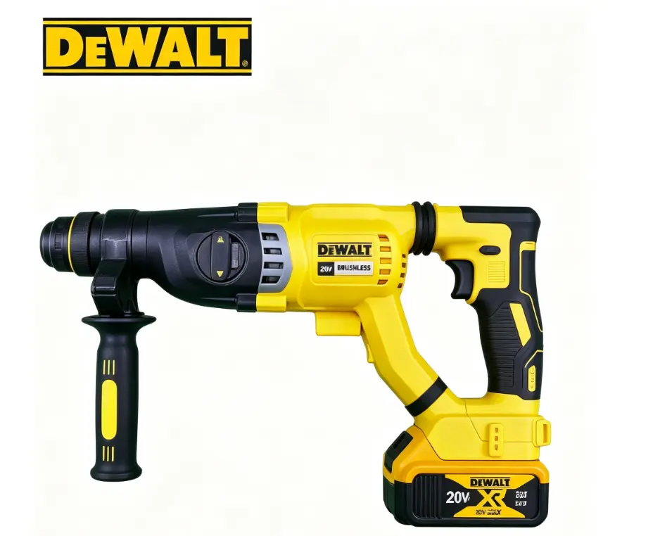 Dewalt DCH263 Brushless Battery-Operated Rotary Hammer, Handheld Power Tool with Matched Drill Fittings Kit for Drilling, Chiseling, Building Construction, Concrete Machining products impact