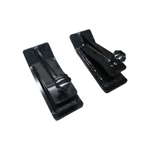 Tractor Bucket Edge Skid Guards, 11.8x4.5" Rust-Resistant Steel Turf Protectors, Heavy Duty, Fits Most, for Gravel Spreading & Debris Removal