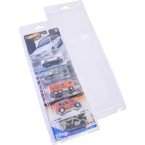 Protector Case for 5-Pack Hot Wheels Premium Individual 5 Car Clamshell Display