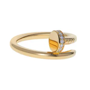 Pre-owned Cartier Juste Un Clou Ring Size 55