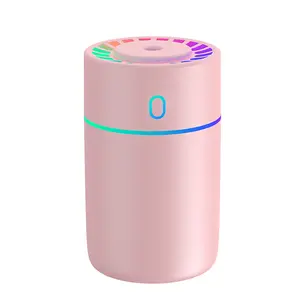 Colorful Cup Humidifier USB Mini Large Mist Quiet Spray Machine for Car Home Desktop Use