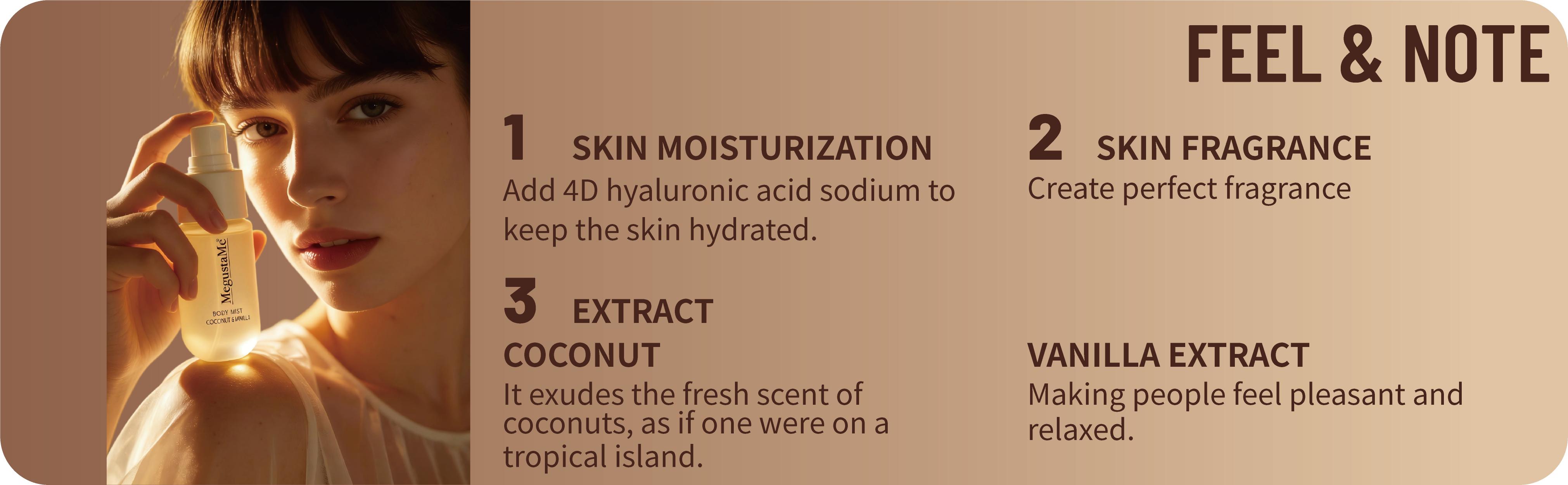 MegustaMe Fragrance Mist for Hair & Body