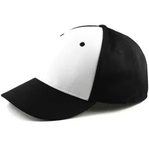 Sportflex XL/XXL Baseball Caps for Big Heads - Black/White