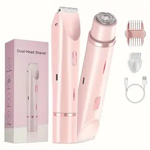 Electric hair removal device, for shaving armpits, hair, and bikinis. USB charging portable device. Ideal gift for female friends. dry clipper