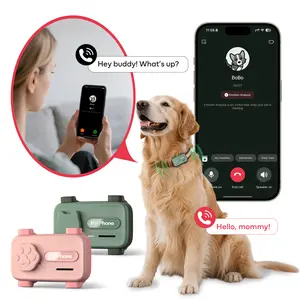 PetPhone for Dogs & Cats – 2-Way PetChat, Global GPS Tracker with Geofencing Alerts, Real-Time Tracking, Wellness Monitoring, Pet Finder, IP67 Waterproof, Up to 5 Days