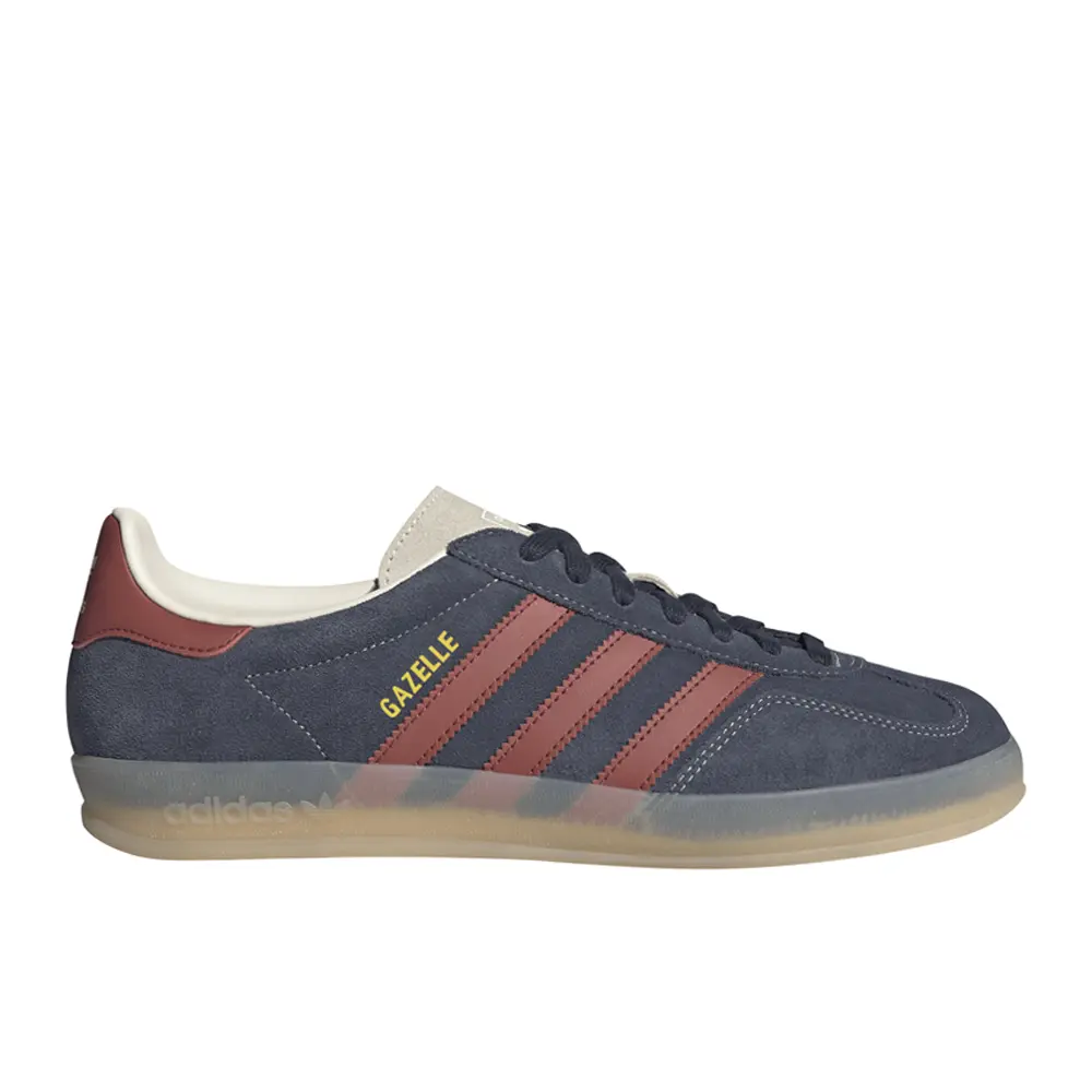 adidas Mens Gazelle Indoor Sneakers Shoes Casual - Blue adidas Mens Gazelle Indoor Sneakers Shoes Casual - Blue