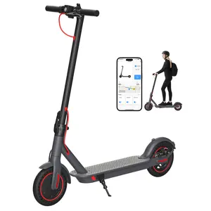OBX Electric Scooter-19 MPH Top Spped & 21 Miles Range,8.5" Honeycomb Solid Tires,350 Watt Motor Folding Commuter Scooter for Adults with Dual Braking & APP Control Kick Scooter for Urban Travel dealsforyoudays Foldable