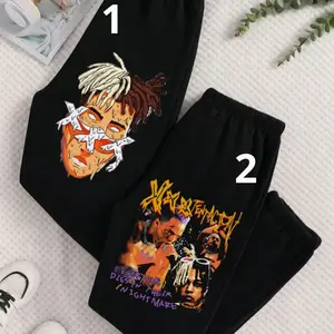 XXX Tentaci0n Revenge Merch Inspired Sweatpants Unisex – Hip Hop Rapper Graphic Jogger Pants, Streetwear Casual Pants for Fans O