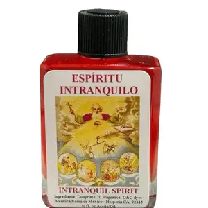 ESPÍRITU INTRANQUILO Aceite Espiritual / INTRANQUIL SPIRIT Spiritual Oil