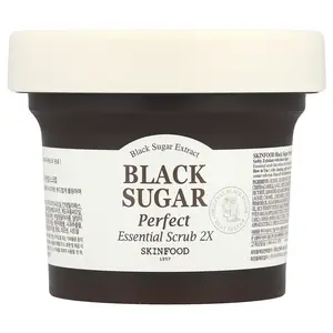 Skinfood Black Sugar Perfect Essential Scrub 2X, 7.4 oz (210 g)