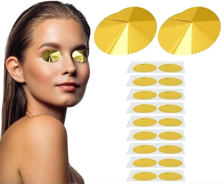 100 Count Disposable Tanning Goggles, Hygienic Eye Protection for UV Tanning & Red Light Therapy - Latex-Free Shields with Crystal Vision for No Tan Lines, Unscented, Fresh, Bulk Salon Value, None