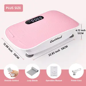 【CHRISTMAS DEAL】GetMod Smart Vibration Plate ,Upgraded for High-Power Brushless Motor with Enhanced Performance, Exercise Machine,Full Body Workout at home, vibrational platform for Wellness and Fitness, Bluetooth speaker #1