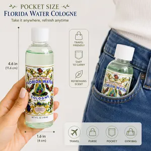 Florida Water Spiritual Cleansing Splash Fl Oz 59 Ml Pack Of 6 POCKET SIZE