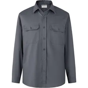 FR Shirts for Men Welding Shirt Long Sleeve FRC Work Shirt Flame Resistant Welder Shirts 9 Oz