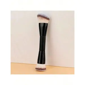 Double Head Makeup Brush Set - Soft Fiber Tools with Beveled Foundation, Cone Contour, Powder Blush, Eyeshadow, Concealer, Highlight Brushes - Travel Kit, Gifts for Women