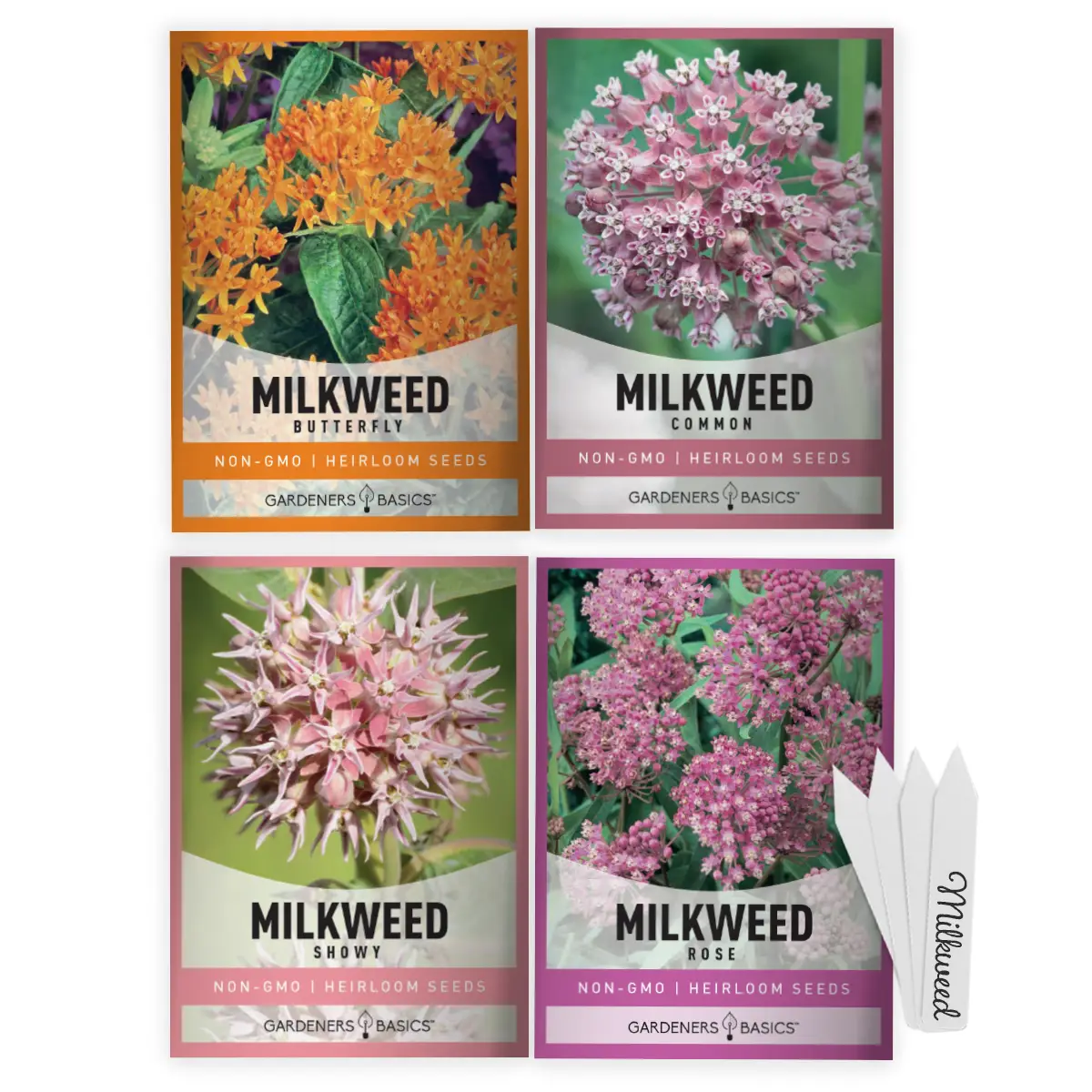 Milkweed Seeds For Monarch Butterflies | 4 Variety Pack