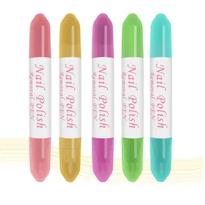 5 nail polish correction pens, nail polish remover pens, suitable for nail art, portable and replaceable, used to correct nail edges, achieve precise removal of nail polish - nail art tools, Cleansing