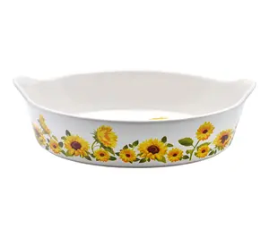 Temp-tations Harvest 3-Quart Deep Wall Casserole Dish