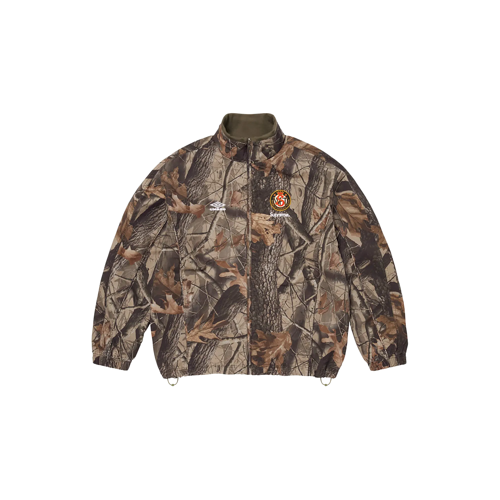 Umbro® Cotton Ripstop Track Jacket "SS26 - Realtree Hardwoods Camo" SU27024