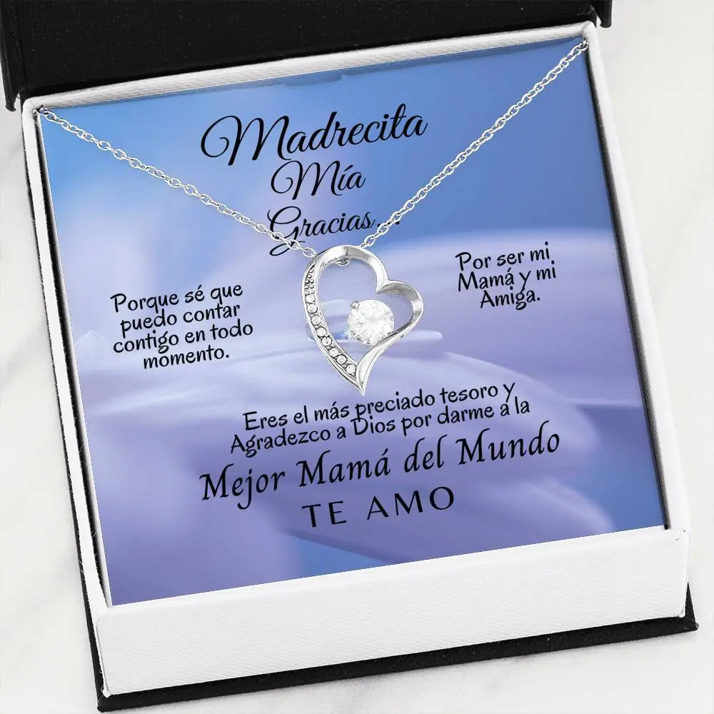 Collar para la Mamá: Madrecita Mía, Gracias - Regalo perfecto, mom christmas gifts, mom Necklace gifts