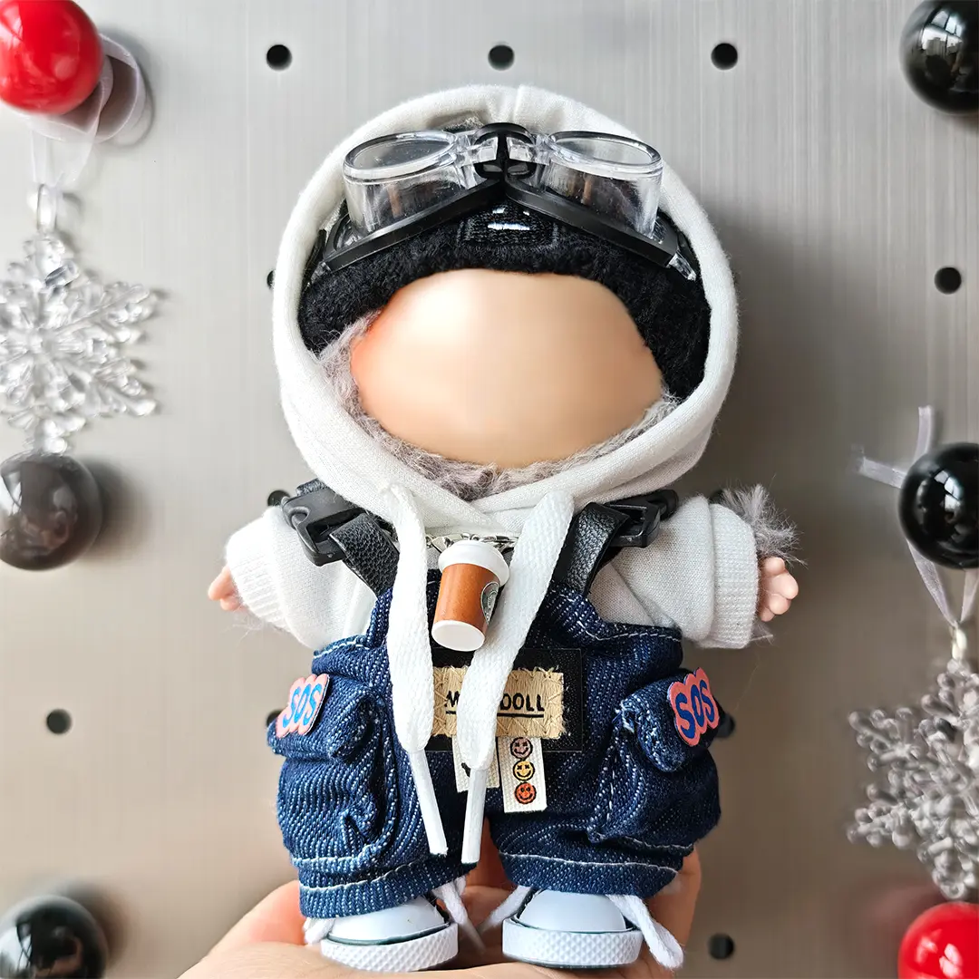 Streetwear for 6.7 inch Plush | TikTok-Ready Outfits + Free Gift | Trendy Doll Clothes | No Doll