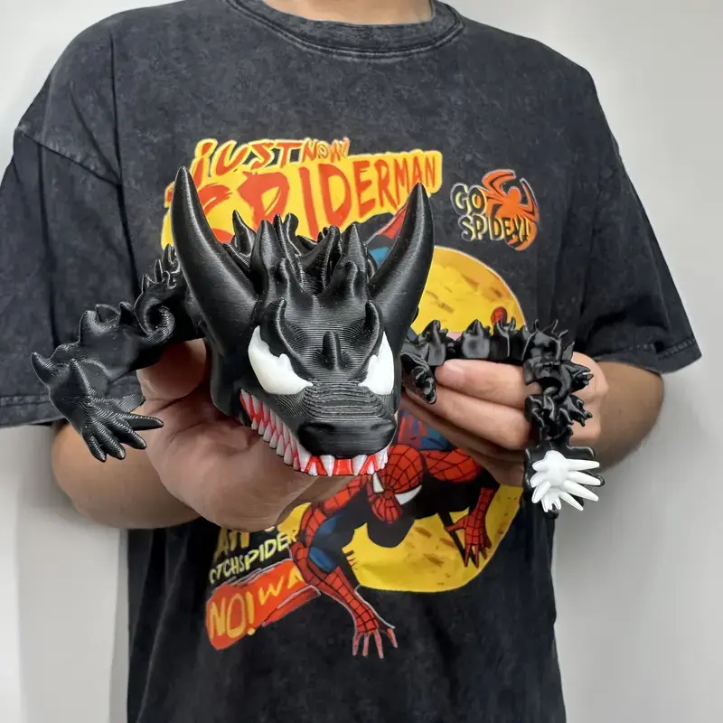 18inch  3D Printed Dragon [Venom Theme]