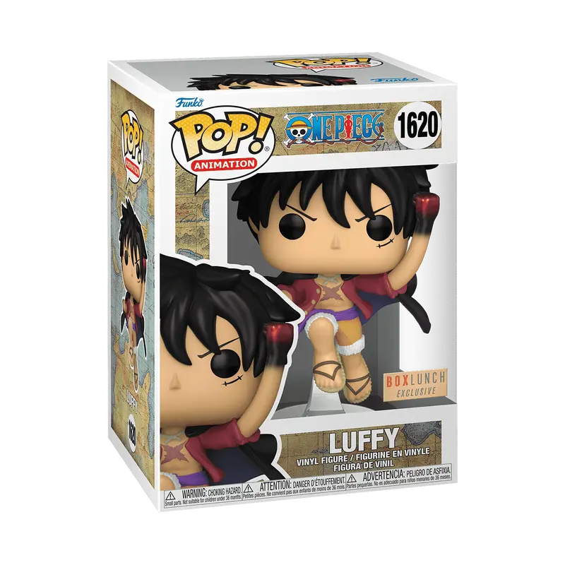 Funko Pop! One Piece - Luffy (Uppercut) #1620 Exclusive (Sticker may vary) Collectible Pop Vinyl Figure