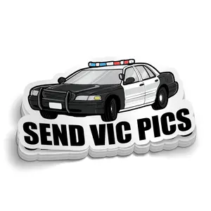 Send Vic Pics Funny Police Sticker