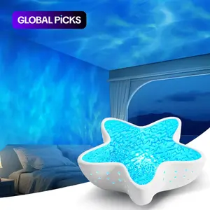 Starfish Projector Lamp, 7-Color Ocean Wave Projector Light, Planetarium Star Projector, Cute Room Decor, Romantic Gift for Family and Friends #GLOBAL PICKS