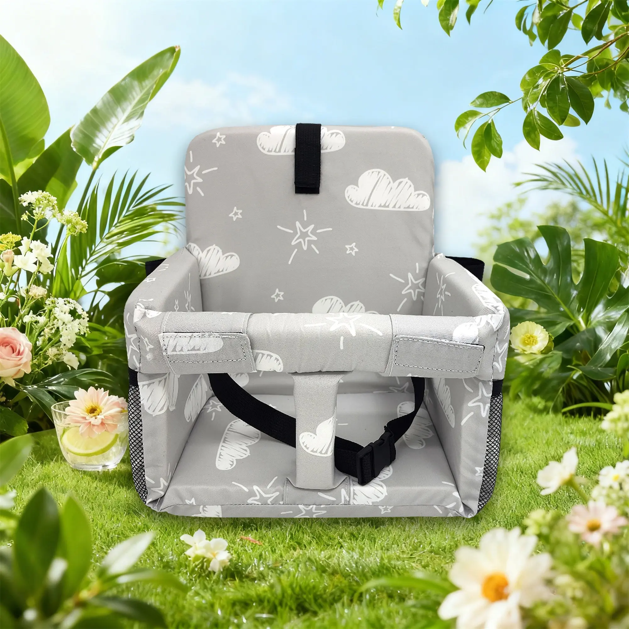 Swing Seat Pad, Soft Comfortable High Chair Cushion, Chair Pads, Multi-Purpose Foldable Design, Easy Carry, New Style