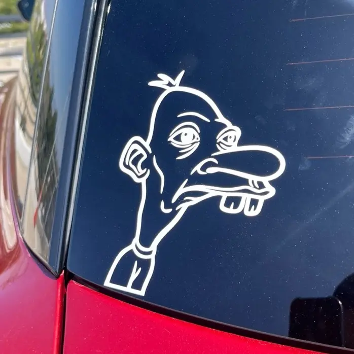 Neegy Decal,  Sticker Fits Cars Trucks, Fade-Resistant, Long-Wearing Automotive Exterior Accessory