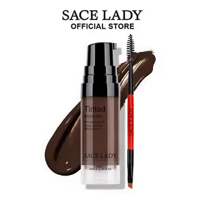 SACE LADY 3D Eyebrow Gel 6ml Lasting 24H Waterproof Smudge-proof Tinted Brow Cream Makeup Kit