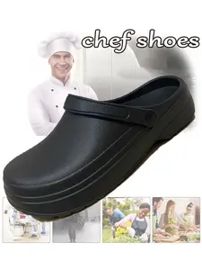 Men's Casual Slip-On Shoes, Waterproof Chef Shoes, Soft Sole Doctor Nurse Surgery Shoes, Comfortable & Durable Footwear