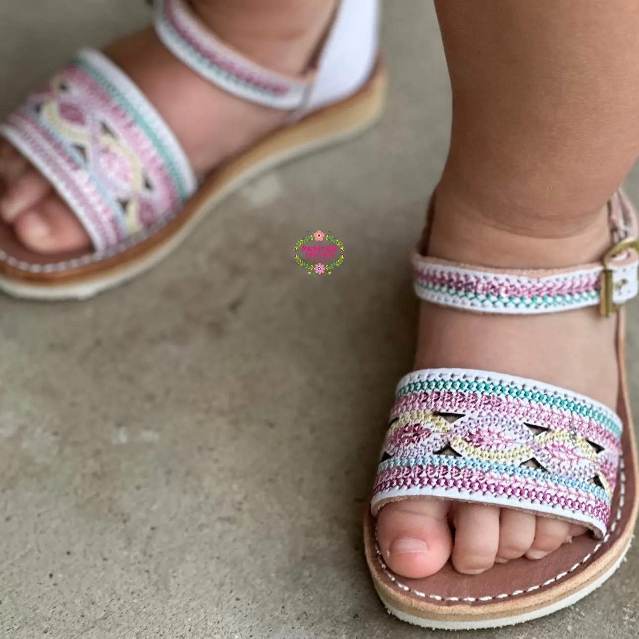 Buckle Sequin Sandal sparkly chanclas school Walking Shoes Footwear