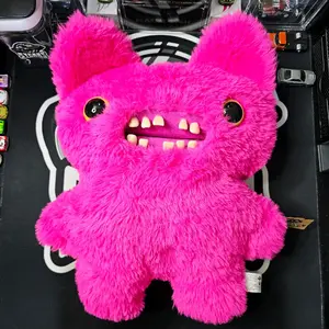 US Seller Authentic Fuggler 18 Inches Bigg Fugg Funny Ugly Monster Soft Plush - Pink Monster Screech
